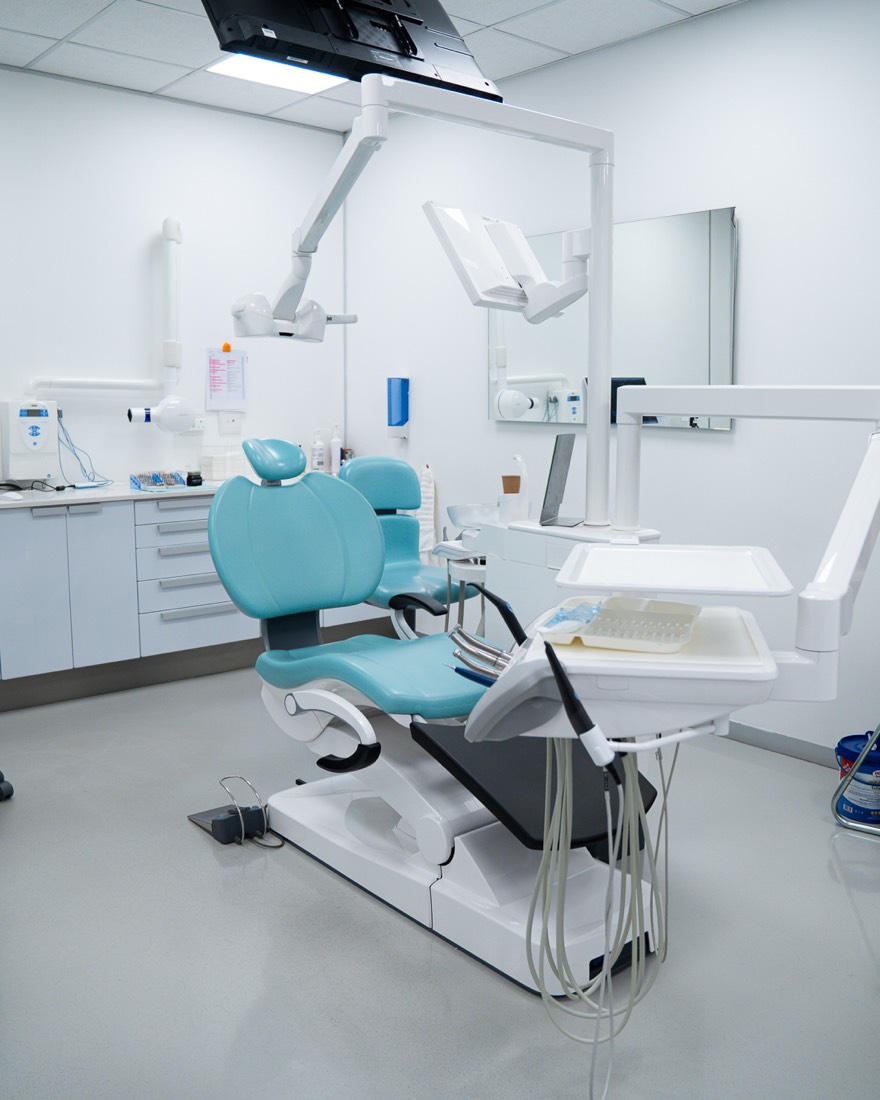 Modern treatment room at Melrose Dental Studio