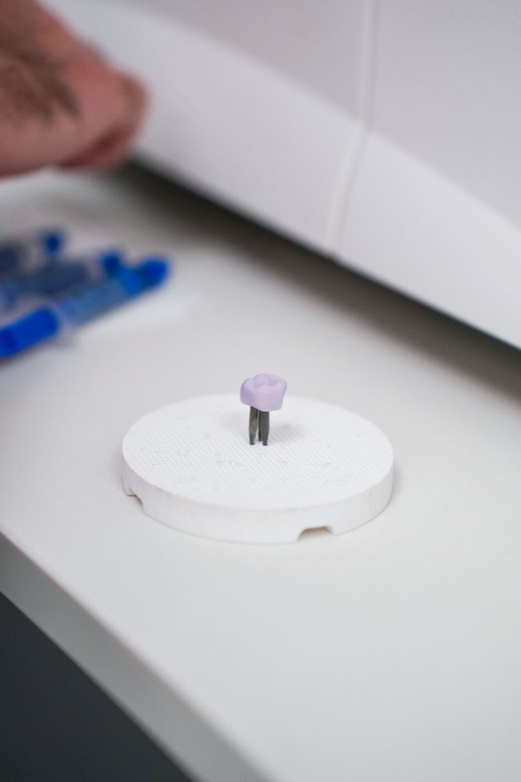 Ceramic block ready for same-day CEREC milling