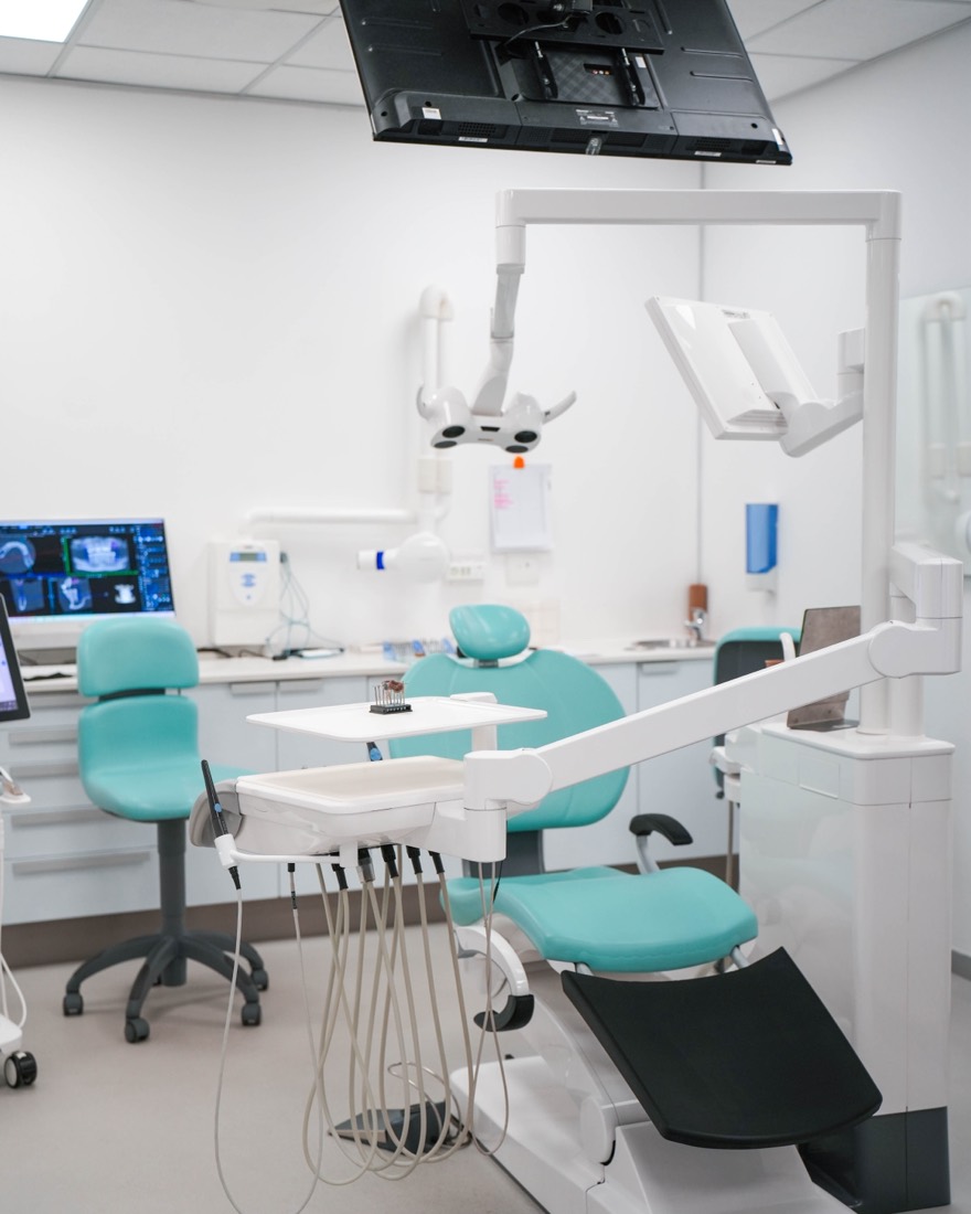 Treatment room at Melrose Dental Studio, set up for facial aesthetics