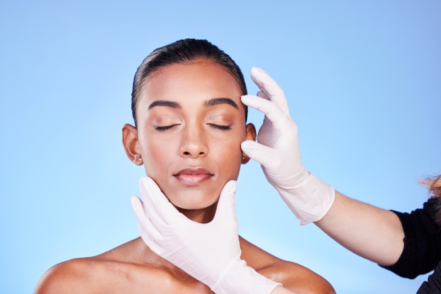 Non-surgical facial aesthetics consultation